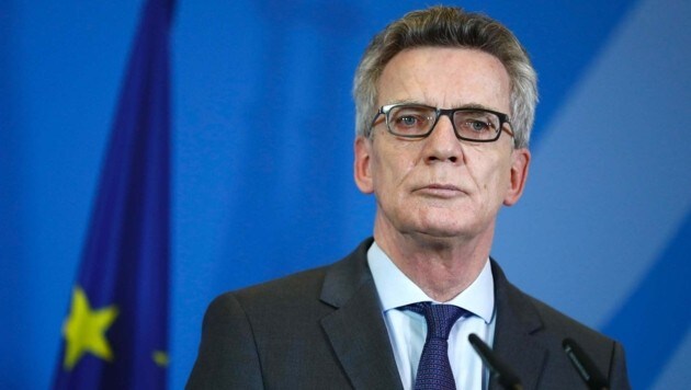 Deutschlands Innenminister Thomas de Maiziere (Bild: AFP)