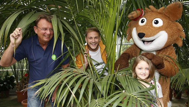 Abenteuer erlebten Schüler mit "Krone"-Lesefuchs Theo, Christian Krall und Leonhard Wallisch (Bild: Uta Rojsek-Wiedergut)