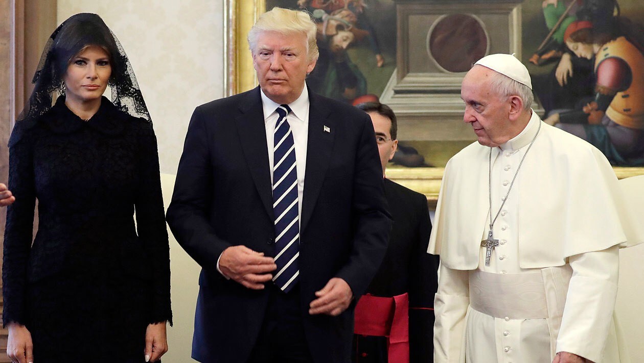 Rätsel Um Schleier Weltfrieden Nahost Trumps 30 Minuten Beim Papst Kroneat 4577