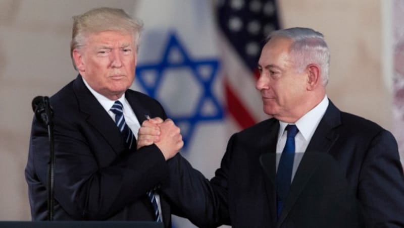 US-Präsident Donald Trump und Israels Premier Benjamin Netanyahu (Bild: AP)