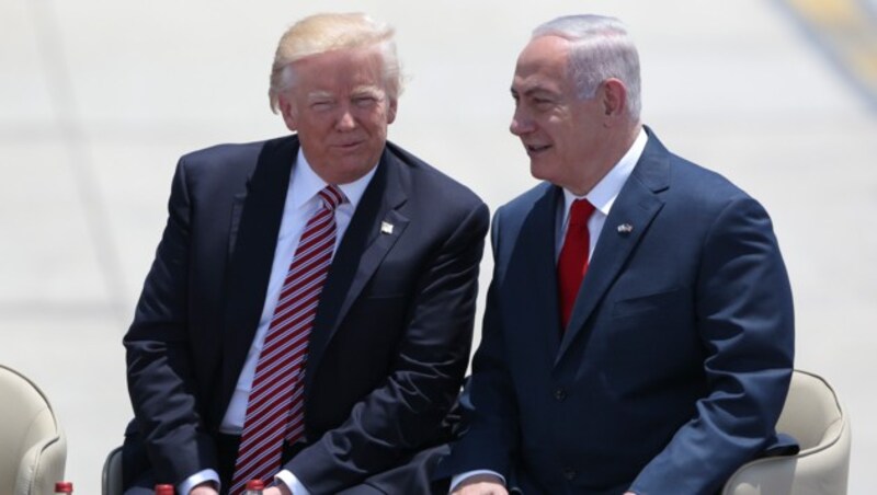 Donald Trump und Israels Premierminister Benjamin Netanyahu (Bild: AP)