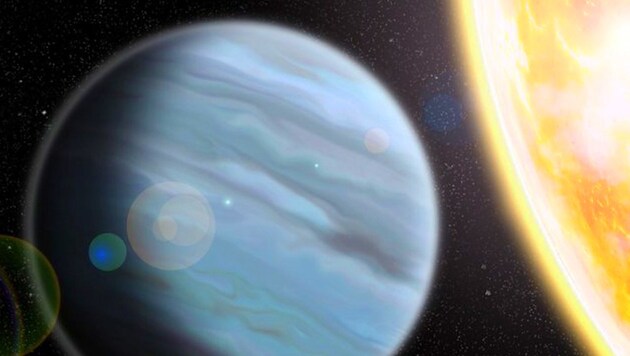 Künstlerische Darstellung des Exoplaneten KELT-11b (Bild: Walter Robinson/Lehigh University)