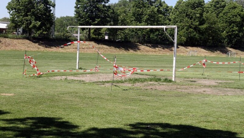 Tatort 1: Ein Sportplatz in Tulln (Bild: Andi Schiel)