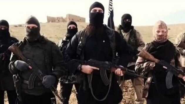 Kämpfer der Terrormiliz Islamischer Staat (Bild: twitter.com)