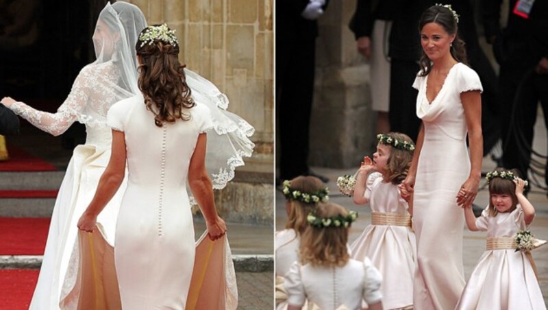 Pippa sorgte 2011 vor allem mit ihrem Po für Schlagzeilen nach der Royal Wedding. (Bild: AFP)
