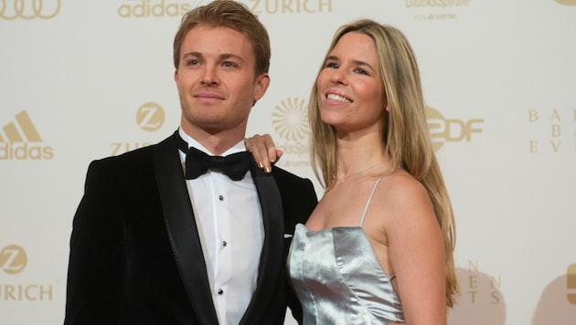 Nico Rosberg mit Frau Vivian (Bild: APA/AFP/THOMAS KIENZLE)