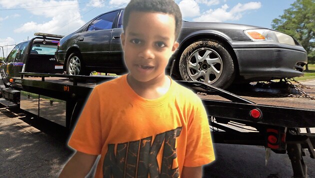 Der sechsjährige Kingston Frazier wurden von Autodieben entführt und kaltblütig im Wagen getötet. (Bild: twitter.com/Jackson Police, ASSOCIATED PRESS)