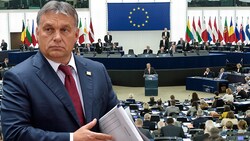 Ungarns Premier Viktor Orban liegt wieder einmal im Clinch mit der EU. (Bild: AP, EPA, krone.at-Grafik)