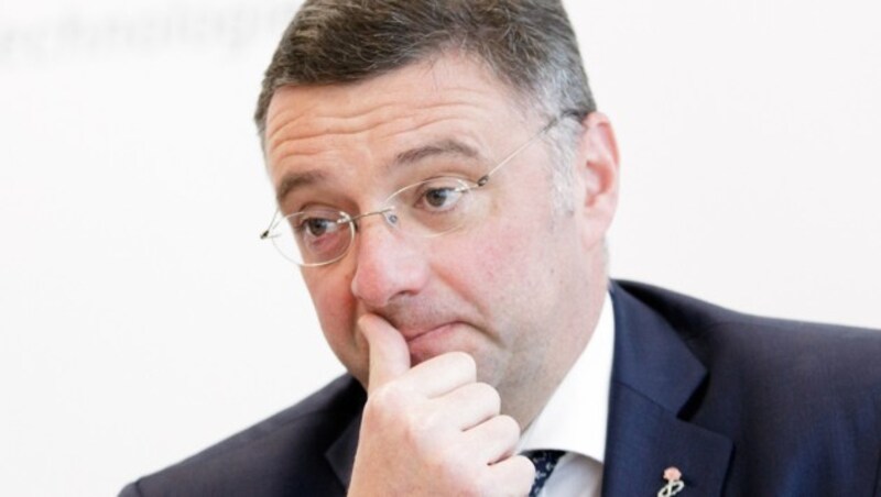 Jörg Leichtfried ortet „Steuergeldverschwendung" bei der Händlerplattform. (Bild: APA/GEORG HOCHMUTH)