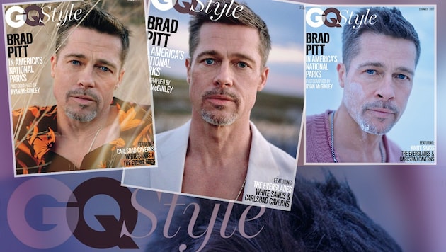 Diese Coverfotos von Brad Pitt versetzen seine Fans in Aufruhr. (Bild: GQ Style)