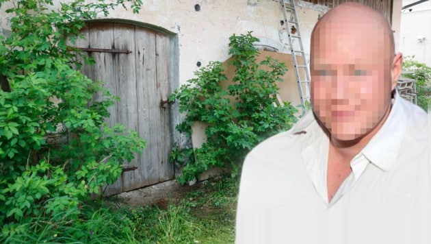 Der Mordverdächtige Robert Sch. (28) - in seinem Stall fand man die Leiche des 63-Jährigen. (Bild: Daniel Scharinger, "Krone")