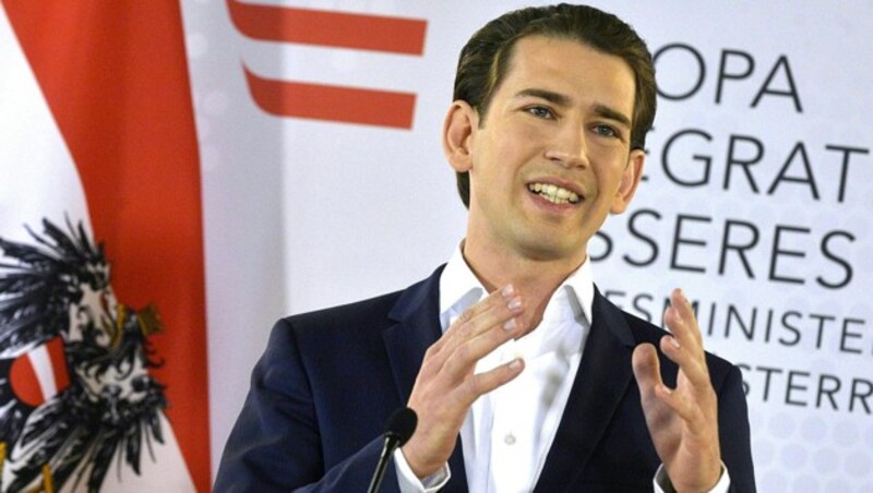 Sebastian Kurz (Bild: APA/Herbert Pfarrhofer)