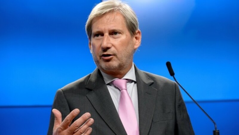 EU-Kommissar Johannes Hahn (Bild: AFP)