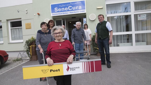 Am Dienstag geht die Postpartnerstelle im SeneCura-Haus in Söchau in Betrieb. (Bild: Elmar Gubisch)