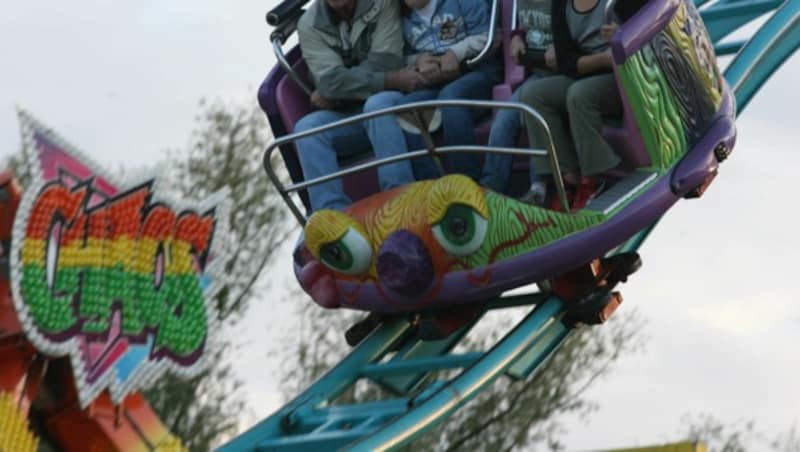 Die Achterbahn "Crazy Mouse" musste notgestoppt werden. (Bild: Horst Einöder/www.flashpictures.at)