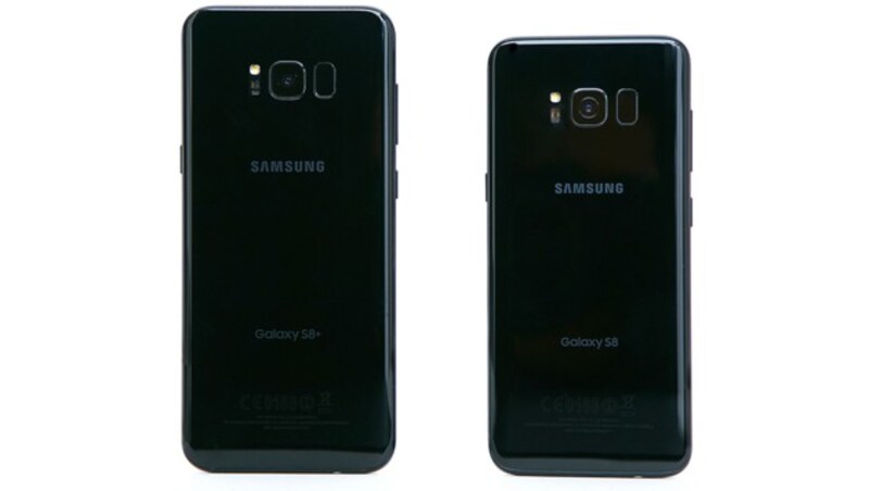 Samsung Galaxy S8 und S8 im Größenvergleich (Bild: Samsung)