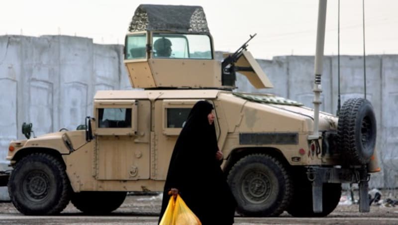 Ein US-Humvee im Irak (Bild: AFP)