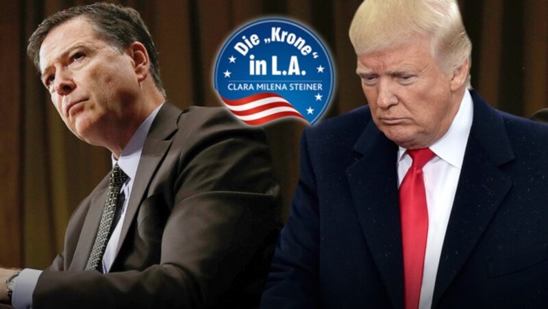 Comey (li.) und Trump (Bild: AP, AFP)