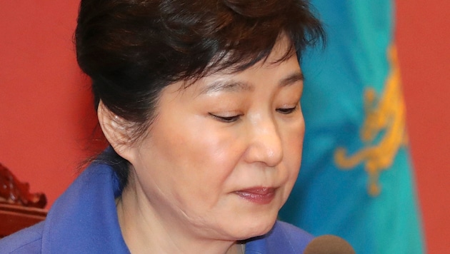 Südkoreas Ex-Präsidentin Park Geun Hye (Bild: AP)