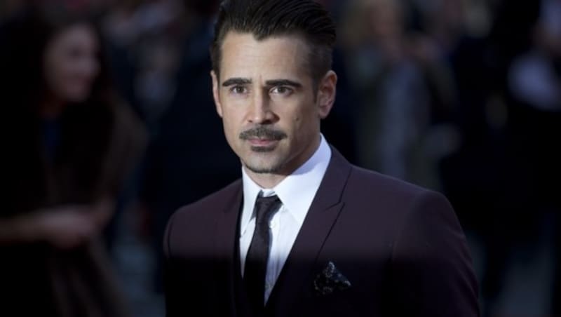 Bei der Premiere von "The Lobster" in London war Colin Farrell schon wieder rank und schlank. (Bild: APA/AFP/JUSTIN TALLIS)