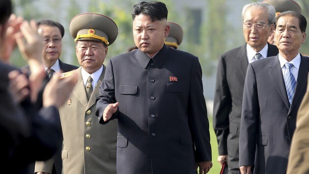 Nordkoreas Diktator Kim Jong Un (Bild: AP)