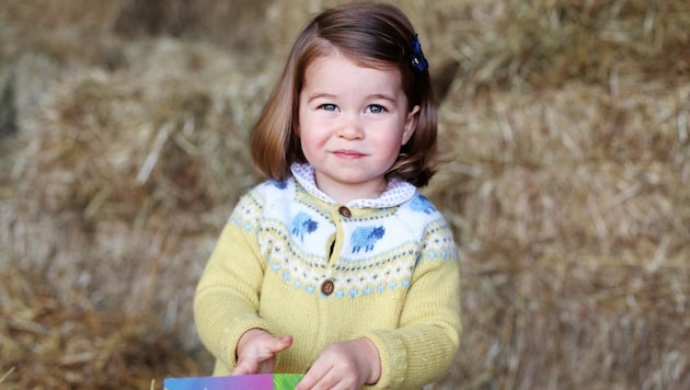 Prinzessin Charlotte ist zwei Jahre alt. (Bild: EPA)