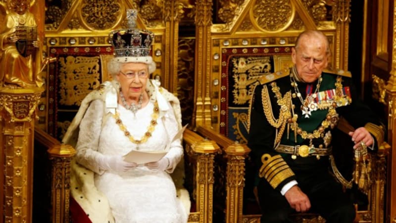 Queen Elizabeth und Prinz Philip (Bild: Associated Press)