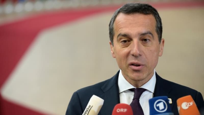 Bundeskanzler Kern sieht in der Türkei eine "äußerst besorgniserregende Entwicklung". (Bild: AFP)