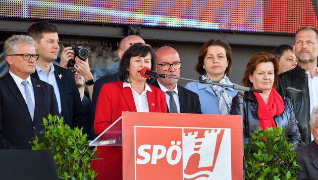 Für die SP ist der 1. Mai ein Tag politischer Reden. (Bild: © Harald Dostal / 2017)