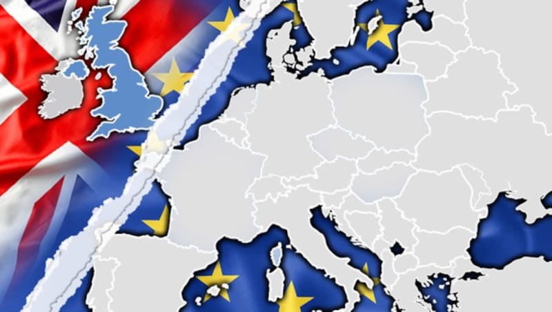 Nach dem Brexit: Wie wird Großbritannien in Zukunft mit der EU zusammenarbeiten? (Bild: thinkstockphotos.de, krone.at-Grafik)