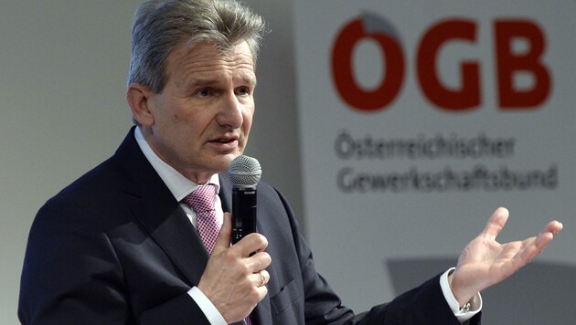 ÖGB-Präsident Erich Foglar (Bild: APA/Hans Klaus Techt)