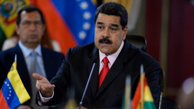 Venezuelas Präsident Nicolas Maduro (Bild: AFP)