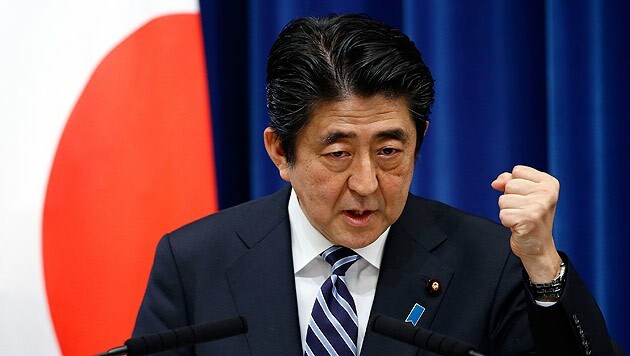 Japans Ministerpräsident Shinzo Abe (Bild: AP)