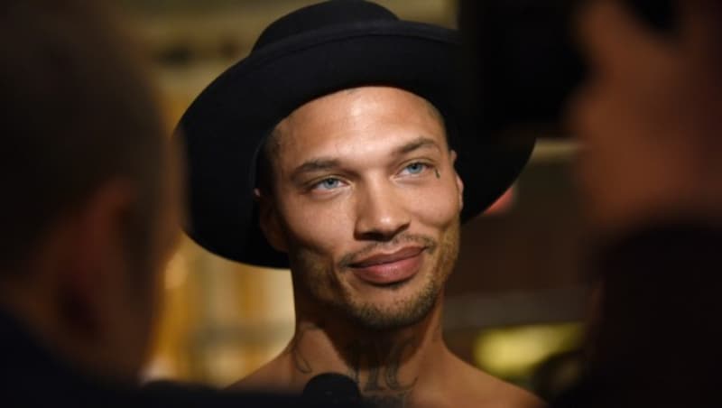 Jeremy Meeks bei der New York Fashionweek (Bild: AP)