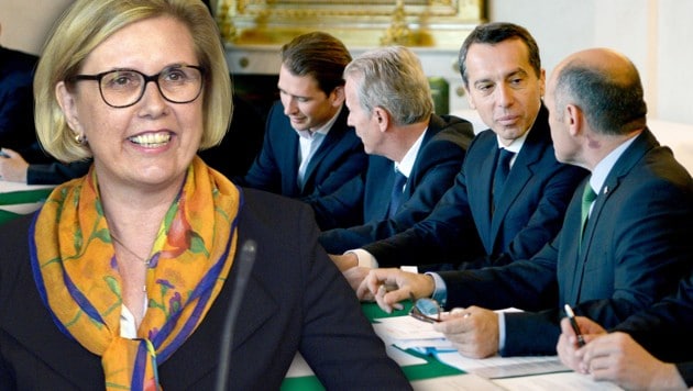 RH-Präsidentin Margit Kraker will mehr Arbeit und weniger politische Spielchen von der Regierung. (Bild: APA/ROLAND SCHLAGER, APA/HANS PUNZ)