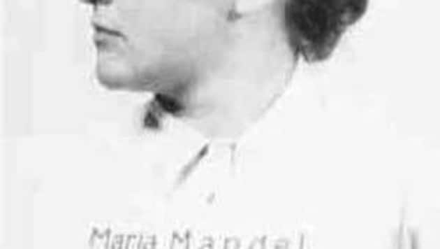 NS-Mörderin Maria Mandl wurde 1948 in Polen hingerichtet (Bild: unbekannt)