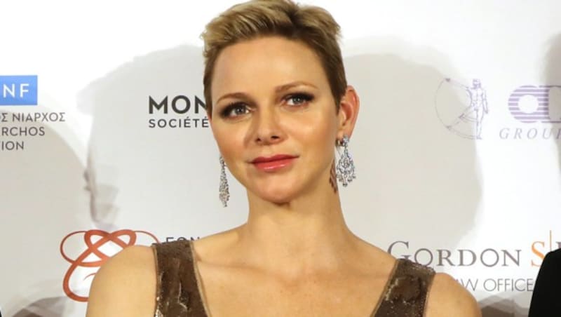 Charlene von Monaco trägt seit der Geburt ihrer Kinder einen Pixie-Cut. (Bild: AFP)