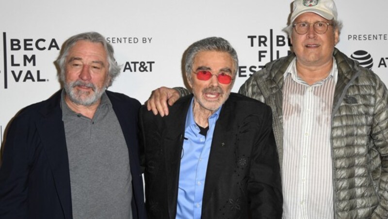 Robert DeNiro, Burt Reynolds und Chevy Chase (Bild: AFP)