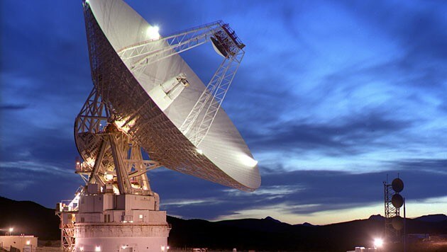 Das 70-Meter-Radarteleskop des Goldstone Deep Space Complex (Bild: NASA)