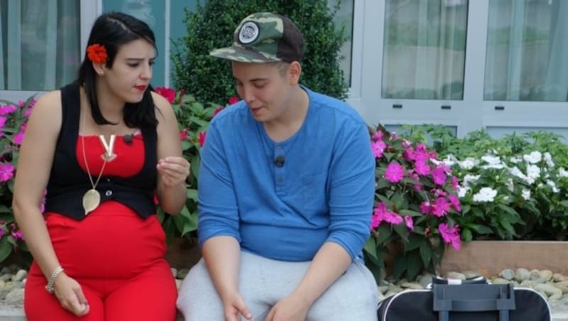 Kerstin und Marcell streiten vor der Entbindung in der TV-Serie "Teenager werden Mütter". (Bild: ATV)