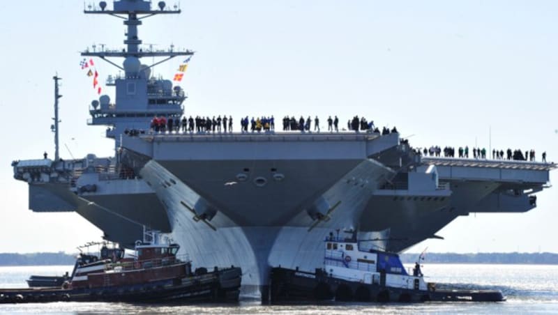 Die "USS Gerald R. Ford" (Bild: Associated Press)