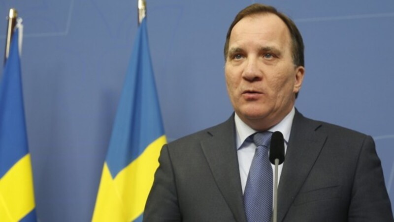 Schwedens Regierungschef Stefan Löfven (Bild: AP)