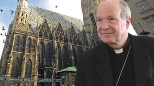 Papst Franziskus wird den bereits vor mehr als vier Jahren angebotenen Rücktritt Kardinal Christoph Schönborns im neuen Jahr wohl annehmen. (Bild: APA/HELMUT FOHRINGER, APA/GEORG HOCHMUTH)