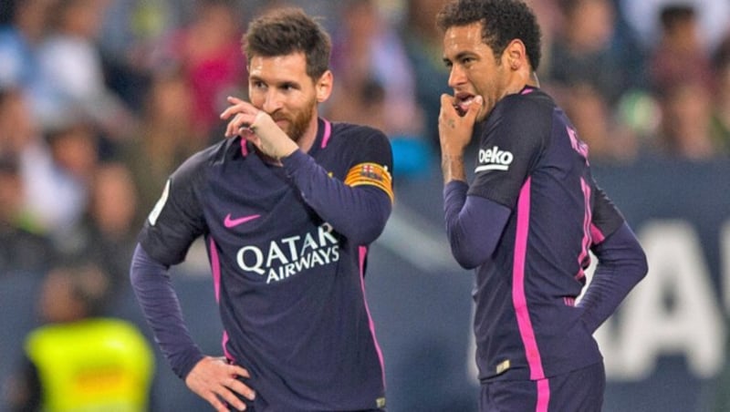 Messi und Neymar (Bild: AP)