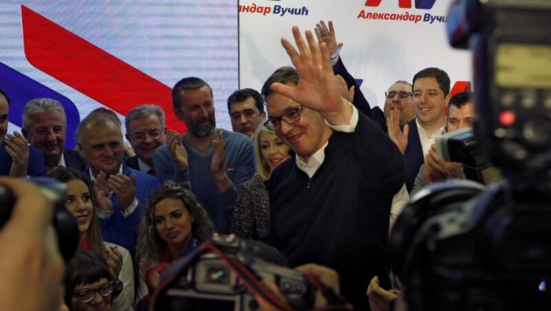 Aleksandar Vucic (Bild: Associated Press)