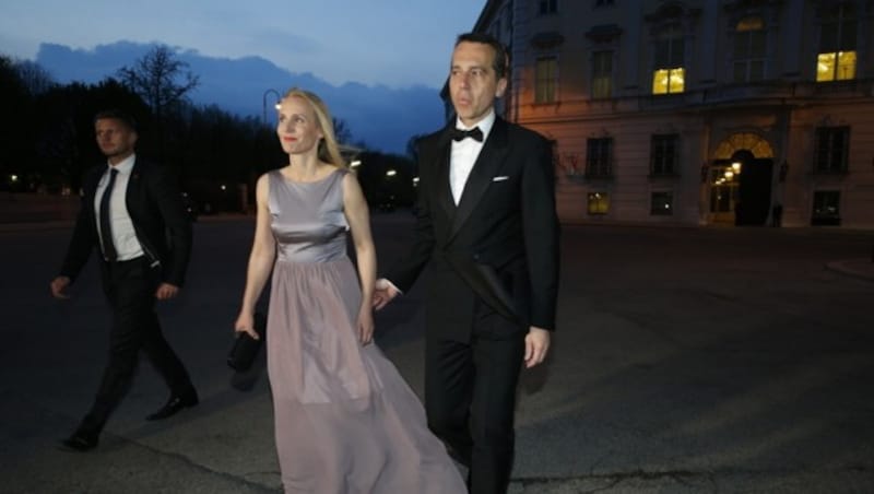 Bundeskanzler Christian Kern und Ehefrau Eveline (Bild: Reinhard Holl)