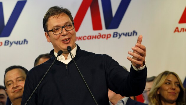 Aleksandar Vucic (Bild: Associated Press)