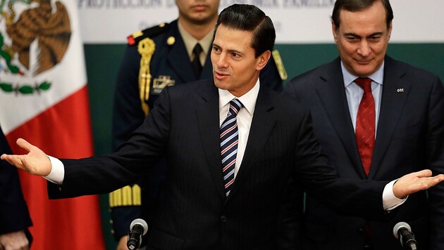 Der ehemalige mexikanische Staatschef Enrique Pena Nieto (Bild: AP)