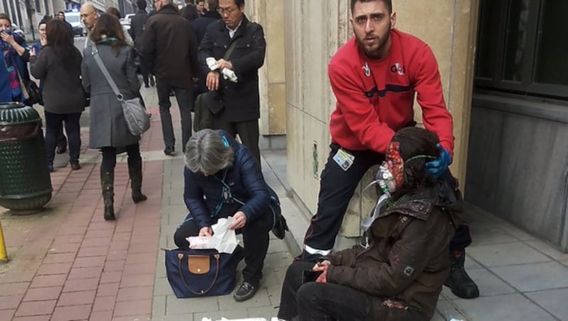 Terroranschlag auf die U-Bahn in Brüssel (Bild: AFP)