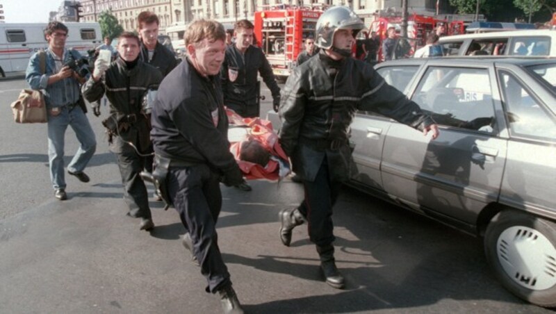 Acht Menschen kamen bei dem Anschlag in Paris 1995 ums Leben. (Bild: AFP)